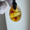 Natural Baltic Amber Pendant Necklace Amber Teardrop Pendant Golden Ho
