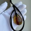 Baltic Amber Pendant with 5 Insect Inclusions Amber Necklace Natural A