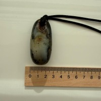 Greenish Honey Baltic Amber Pendant with Inclusions